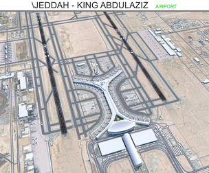 Jeddah - King Abdulaziz Airport  3d model