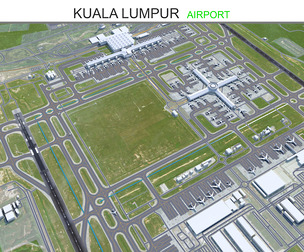 Kuala Lumpur Airport 3d model