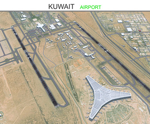 Kuwait Airport 3d model