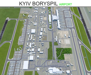 Kyiv Boryspil Airport 3d model