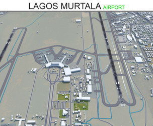 Lagos Murtala Muhammed Airport 3d model
