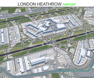 London Heathrow Airport 3d model