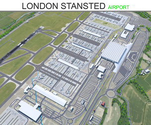 London Stansted Airport 3d model