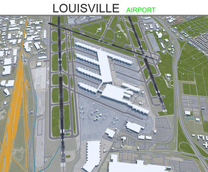 Louisville Airport 3d model