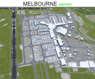 Melbourne Airport 3d model