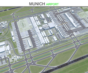 Munich Airport 3d model