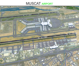 Muscat Airport 3d model