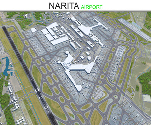 Narita Airport 3d model