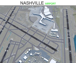 Nashville Airport 3d model
