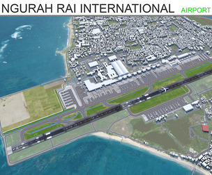 Ngurah Rai International Airport 3d model