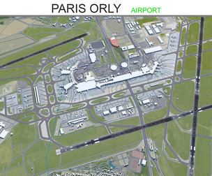 Paris Orly Airport 3d model