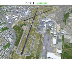 Perth Airport 3d model