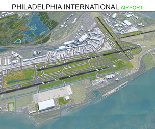 Philadelphia International Airport 3d model