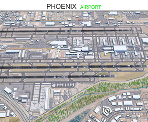 Phoenix Airport 3d model