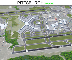 Pittsburgh Airport 3d model