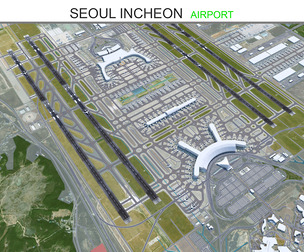 Seoul Incheon Airport 3d model