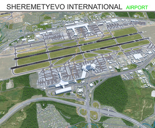 Sheremetyevo International Airport 3d model
