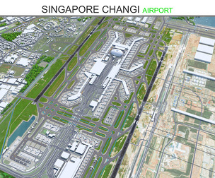 Singapore Changi Airport 3d model