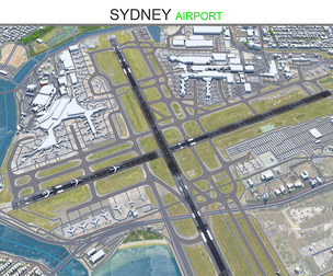 Sydney Airport 3d model