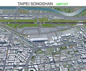 Taipei Songshan Airport 3d model