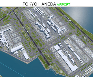 Tokyo Haneda Airport 3d model