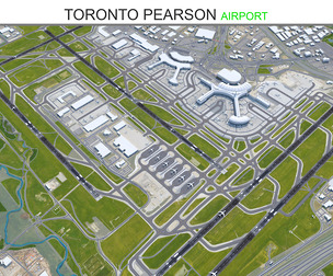 Toronto Pearson Airport 3d model