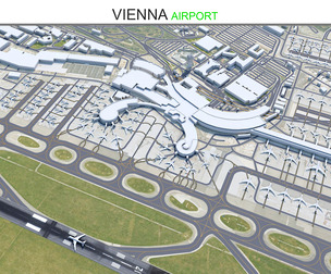 Vienna Airport 3d model