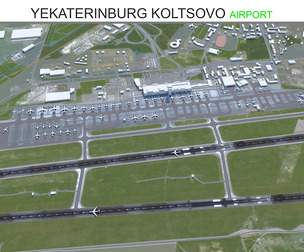 Yekaterinburg Koltsovo Airport 3d model
