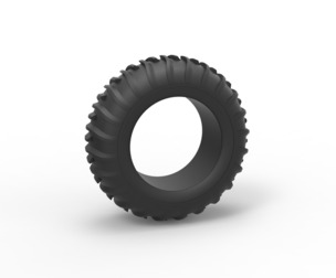 Dune buggy front tire 13 Scale 1:25