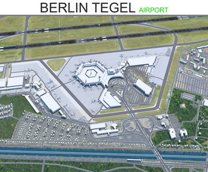 Berlin Tegel Airport 3d model