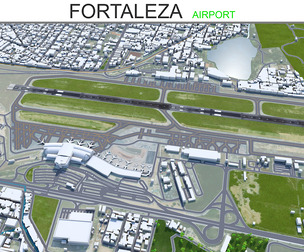 Fortaleza Airport 3d model