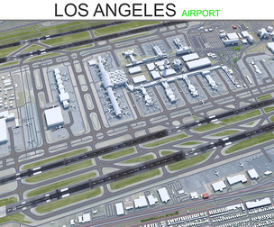 Los Angeles Airport 3d model