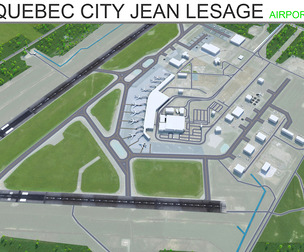 Quebec City Jean Lesage Airport 3d model