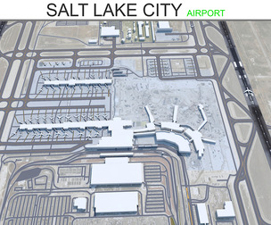 Salt Lake City Airport 3d model