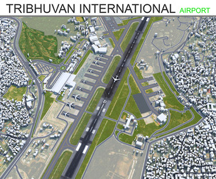 Tribhuvan International Airport 3d model