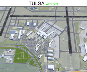 Tulsa Airport 3d model