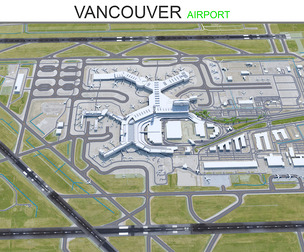 Vancouver Airport 3d model