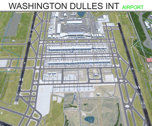 Washington Dulles International Airport 3d model