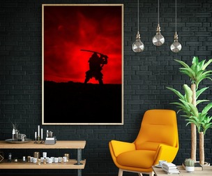 Samurai Abstract Artwork