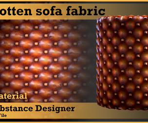 Rotten sofa fabric - VOL 01 - substance designer