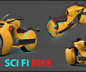 Sci-fi Bike Game Ready 5