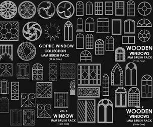 WINDOW MEGA PACK (4 IN ONE - 56 BRUSHES)