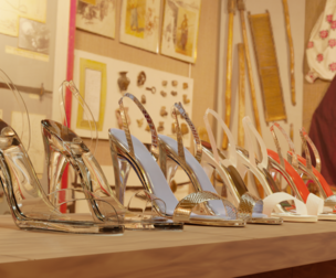 HEELS 3D MODELS - AR - VR - GAME READY 3D model