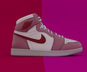 AirJordan 1 Retro HighOG Color Pink Red