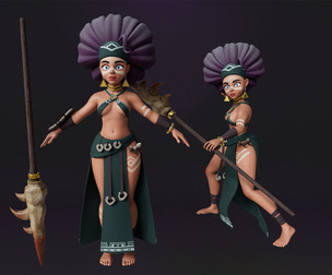 Character Native 3D model
