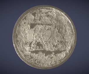 Silver Byzantine Banquet Plate