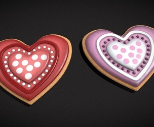 Heart within a Heart Cookie