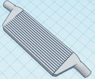 RC Drift Car Intercooler 1:10 Accesories