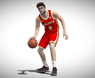 3D Rigged Danilo Gallinari NBA