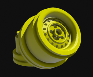RC MN99 Beadlock Classic Rim 1:12